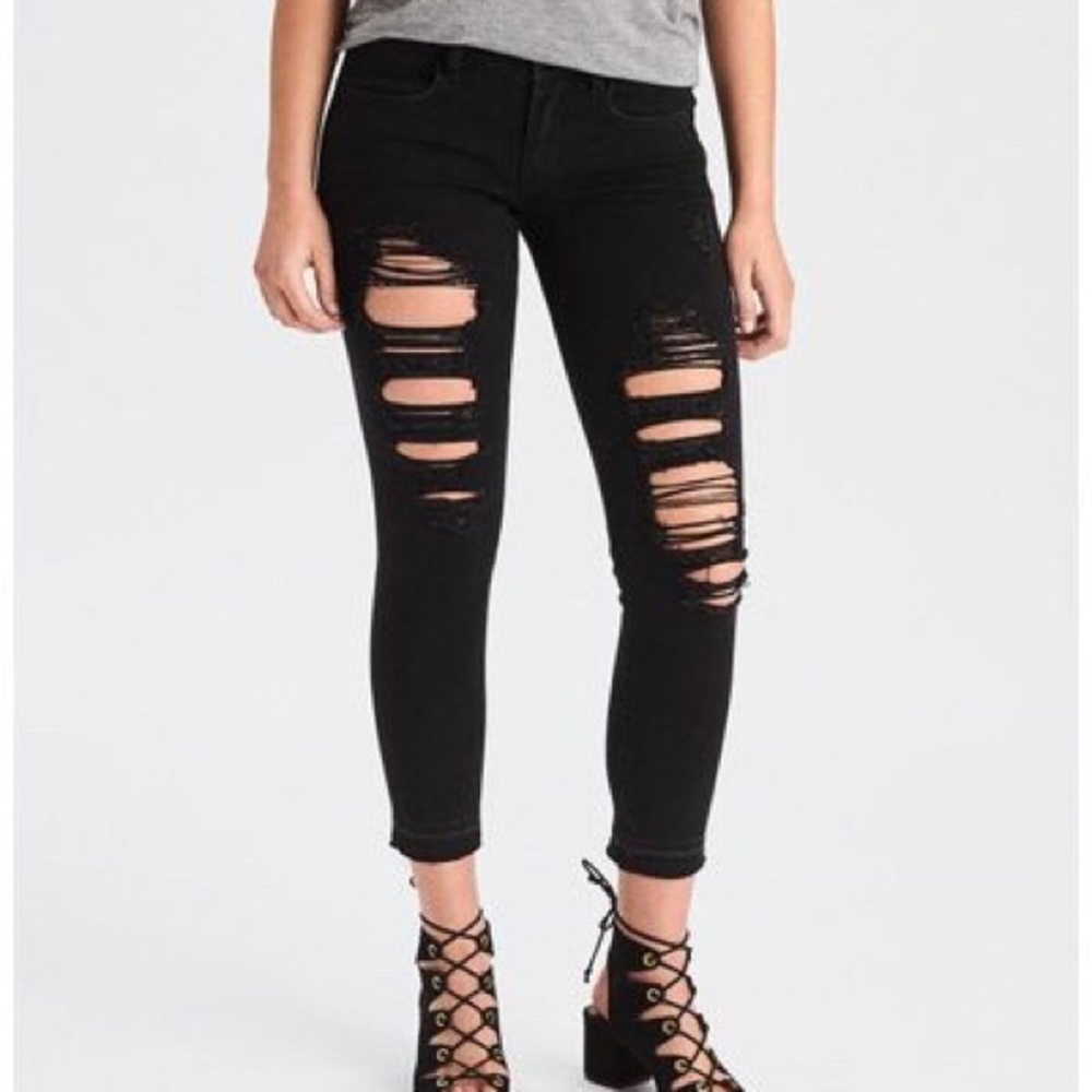 AEO DENIM X JEGGING CROP